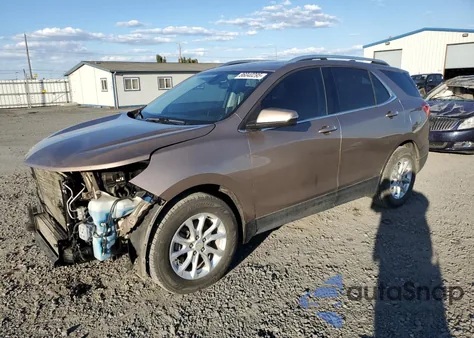 2018 Chevrolet Equinox Lt из США, поврежденный, VIN 3GNAXUEUXJL287748